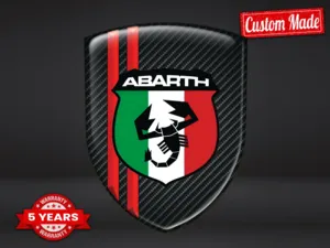 Fiat Abarth Adesivi Vetri Veicoli Edizione Eleganti Regolabili